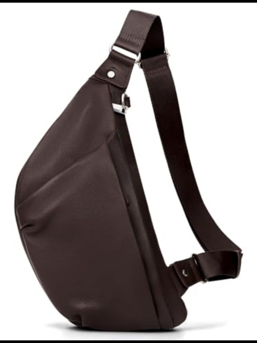 Genuine Leather Anti-Theft Crossbody Sling Bag RFID Blocking
